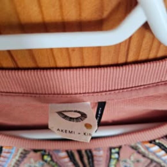 Anthropologie Akemi + Kin Embroidered Beaded Sweatshirt - Picture 3 of 6